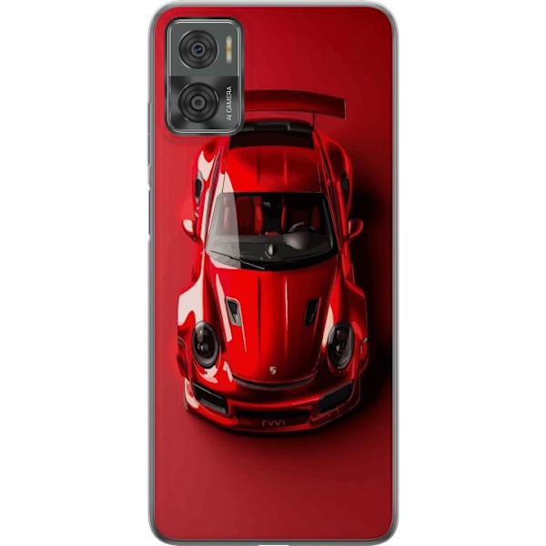 Motorola Moto E22i Läpinäkyvä kuori Porsche