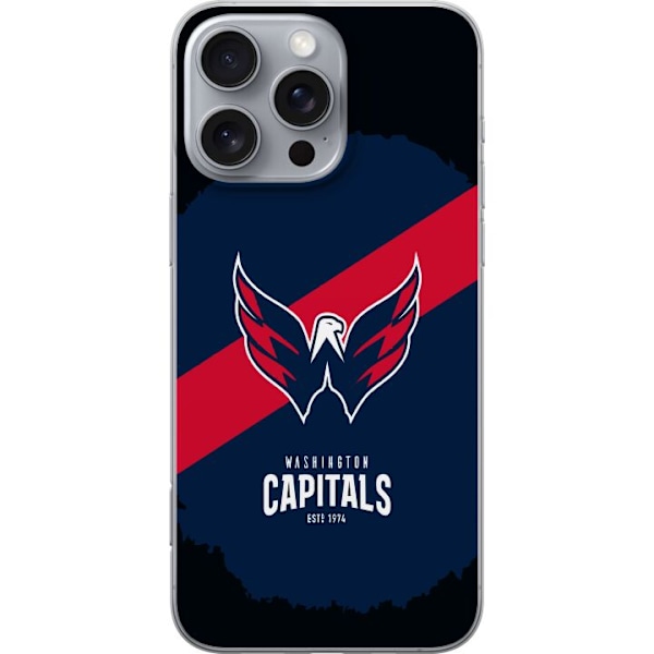 Apple iPhone 16 Pro Max Gennemsigtig cover Washington Capitals