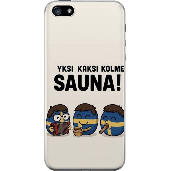 Apple iPhone 5 Läpinäkyvä kuori Festivaali Kaj Bara Bada Sa
