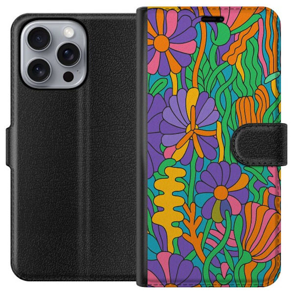 Apple iPhone 16 Pro Max Tegnebogsetui Farveeksplosion