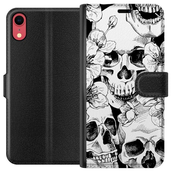 Apple iPhone XR Lommeboketui skalle