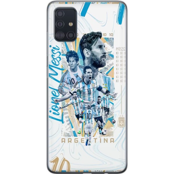 Samsung Galaxy A51 Gjennomsiktig deksel Lionel Messi