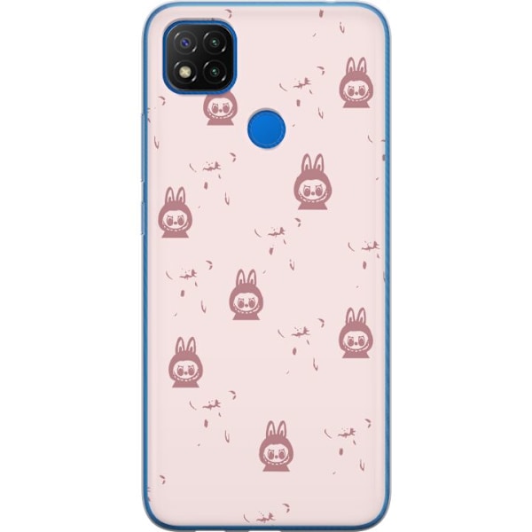 Xiaomi Redmi 9C NFC Genomskinligt Skal Labubu Neon Pop – Neo