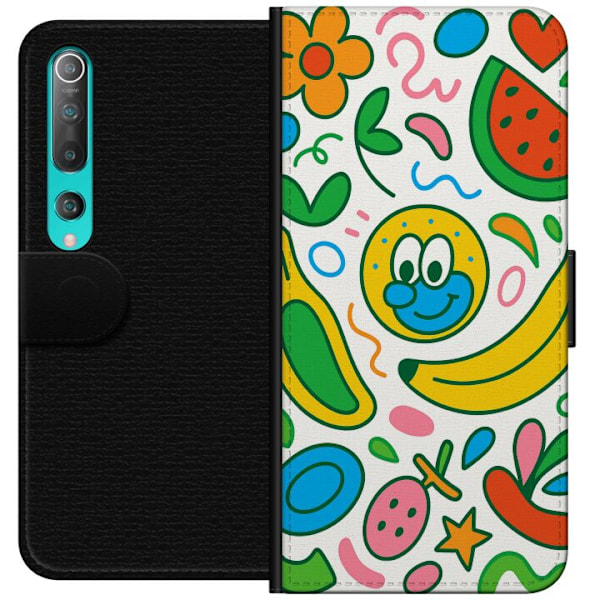 Xiaomi Mi 10 5G Tegnebogsetui Sommerfugle Slør