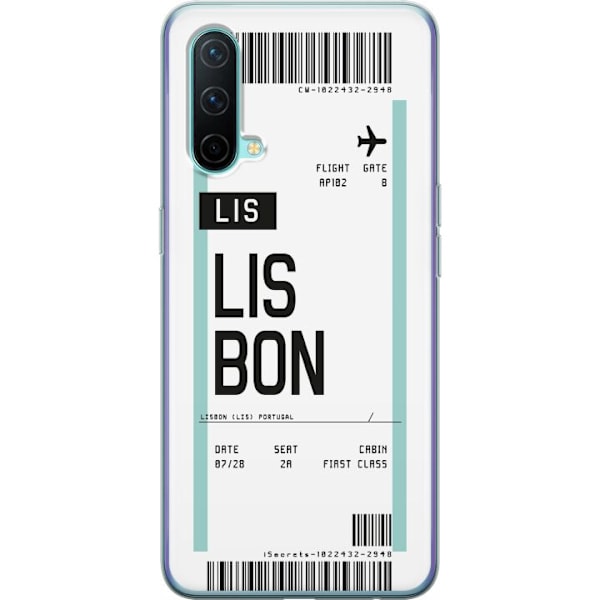 OnePlus Nord CE 5G Läpinäkyvä kuori Lissabon