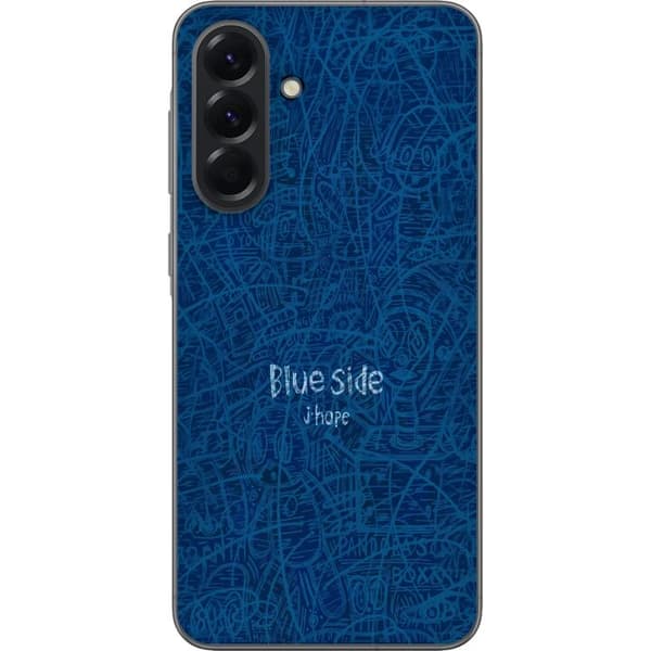Kompatibelt Mobilskal till Samsung Galaxy A56 Blue Side klotter blå