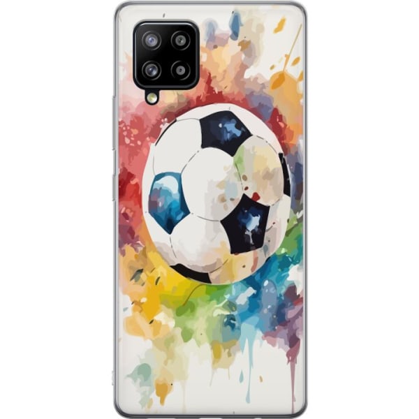 Samsung Galaxy A42 5G Genomskinligt Skal Fotboll