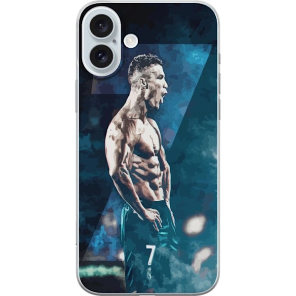 Apple iPhone 16 Plus Läpinäkyvä kuori Ronaldo