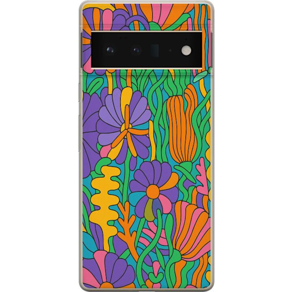 Google Pixel 6 Pro Genomskinligt Skal Color Pop