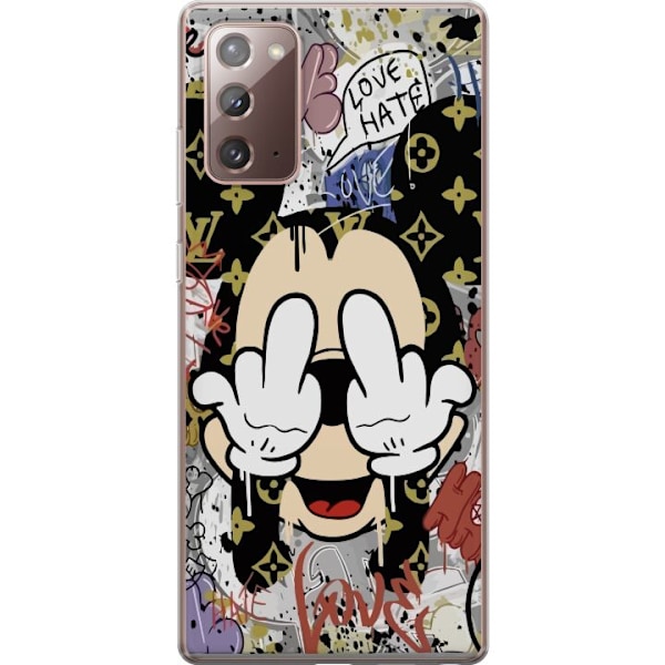 Samsung Galaxy Note20 Gennemsigtig cover Mickey Mouse