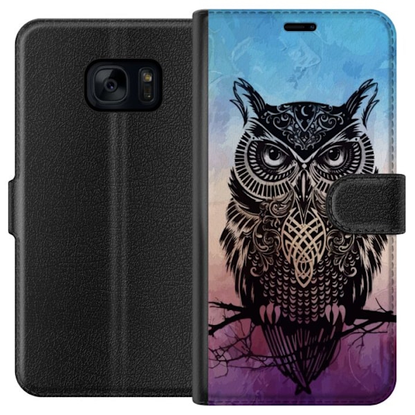 Samsung Galaxy S7 Tegnebogsetui Ugle