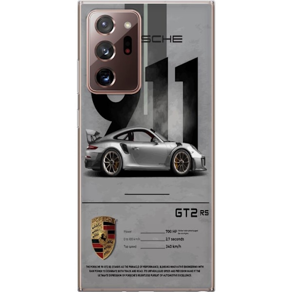 Samsung Galaxy Note20 Ultra Genomskinligt Skal Porsche 911