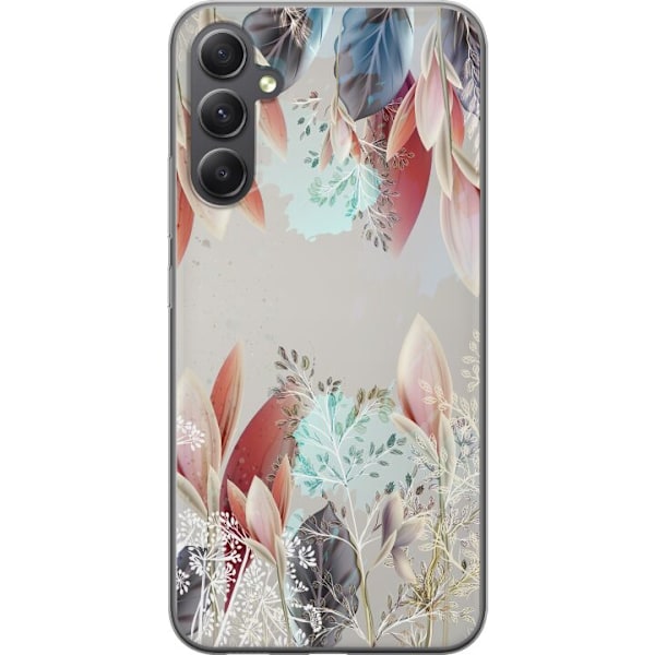 Samsung Galaxy S23 FE Läpinäkyvä kuori Kukat