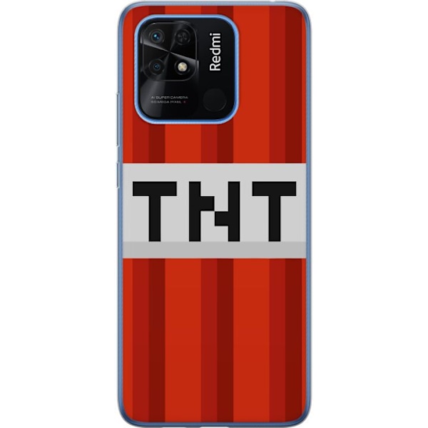 Xiaomi Redmi 10C Genomskinligt Skal Minecraft TNT