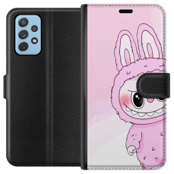 Samsung Galaxy A52 5G Lompakkokotelo Labubu Jänis-sarja
