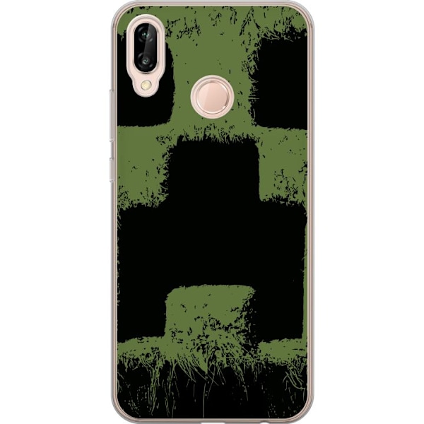 Huawei P20 lite Genomskinligt Skal A Minecraft Movie