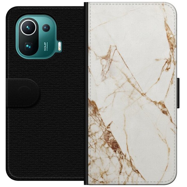 Xiaomi Mi 11 Pro Lommeboketui Hvit marmor