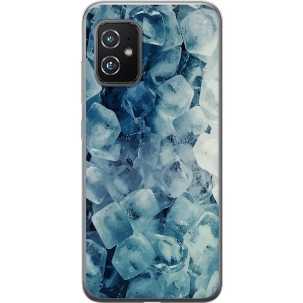 Asus Zenfone 8 Läpinäkyvä kuori Jääkuutiot