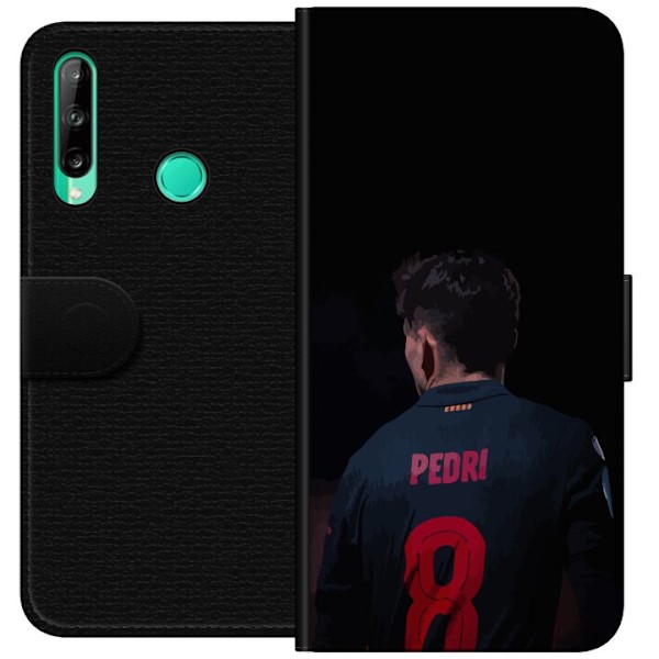 Huawei P40 lite E Lompakkokotelo Pedri FC Barcelona Jalkapallo