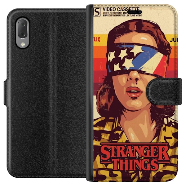 Sony Xperia L3 Lompakkokotelo Stranger Things VHS