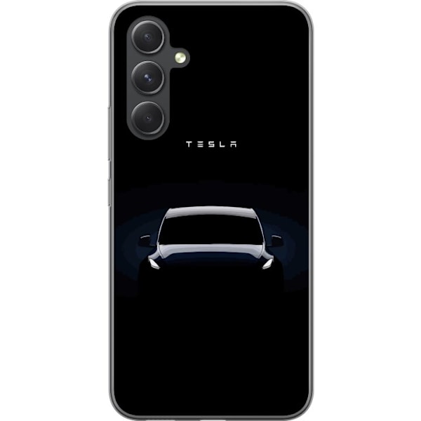 Samsung Galaxy S25 Genomskinligt Skal Tesla