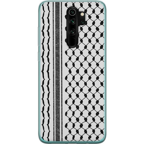 Xiaomi Redmi Note 8 Pro  Läpinäkyvä kuori Palestiinalainen kuvio - perinteiseen tyyliin inspiroima keffiyeh-kangas