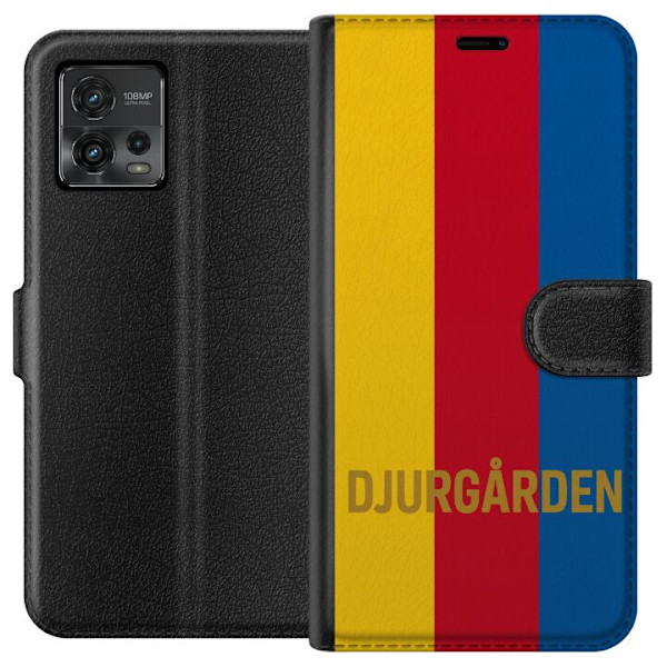 Motorola Moto G72 Lompakkokotelo Djurgården – jalkapallo
