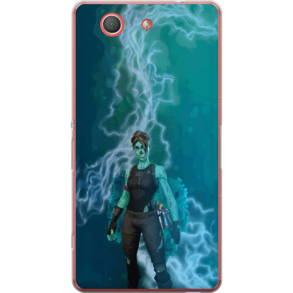 Sony Xperia Z3 Compact Gennemsigtig cover Fortnite - Ghoul Tro