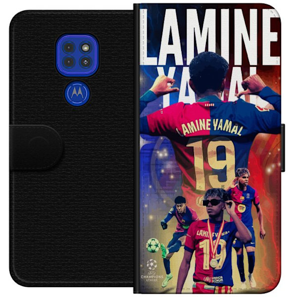 Motorola Moto G9 Play Lommeboketui Yamal i Bevegelse - Ungt Ta