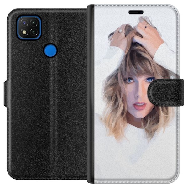 Xiaomi Redmi 9C Lompakkokotelo Taylor Swift