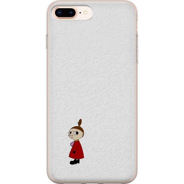 Kompatibelt Mobilskal till Apple iPhone 7 Plus Kaxig figur på vit bakgrund vit