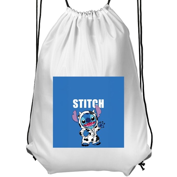 Gympapåse | Lätt Träningsväska för Vuxna Stitch vit Vuxen