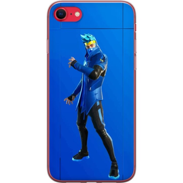 Apple iPhone 8 Läpinäkyvä kuori Fortnite - Ninja Blue