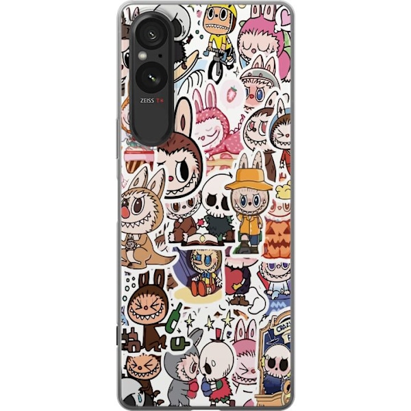 Sony Xperia 10 VI Läpinäkyvä kuori Labubu All-Stars – POP MART Erikoispainos