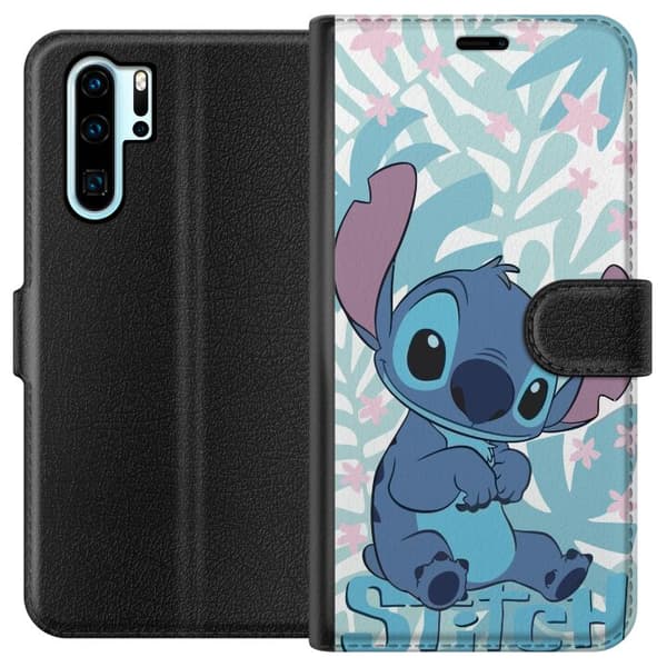 Kompatibel Tegnebogsetui til Huawei P30 Pro Stitch logo