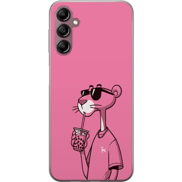Kompatibelt Mobildeksel til Samsung Galaxy A14 5G Pink Panter Drink