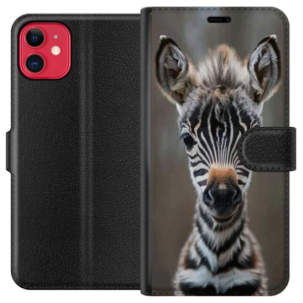 Apple iPhone 11 Lommeboketui Giraff Dyremotiv Afrika Natur Grafisk Motiv Savanne Vilt Dyr Populær Veggmaleri Eksotisk Tema