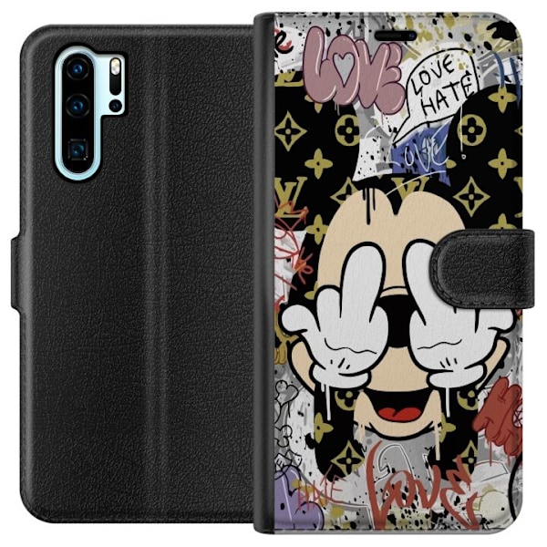 Huawei P30 Pro Tegnebogsetui Mickey Mouse