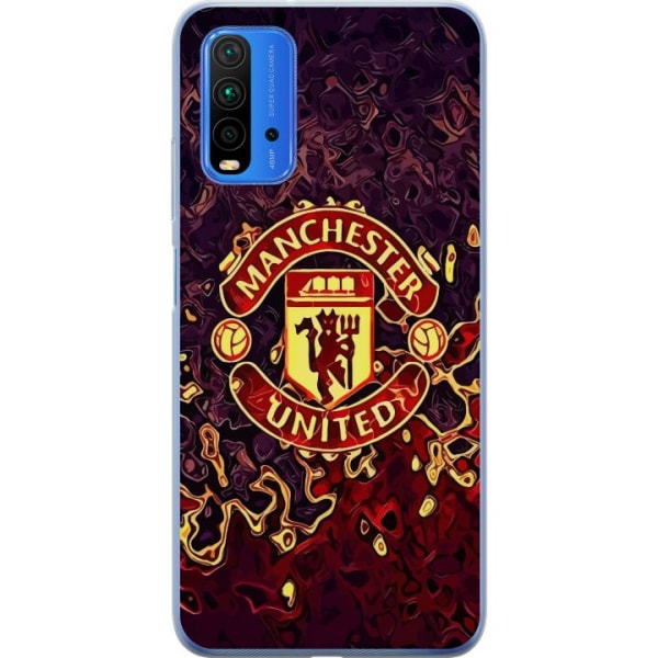 Xiaomi Redmi 9T Läpinäkyvä kuori Manchester United