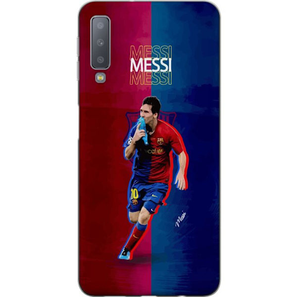 Samsung Galaxy A7 (2018) Läpinäkyvä kuori Messi