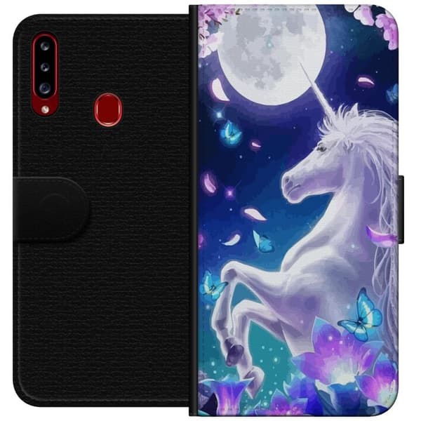 Kompatibelt Plånboksfodral till Samsung Galaxy A20s Unicorn