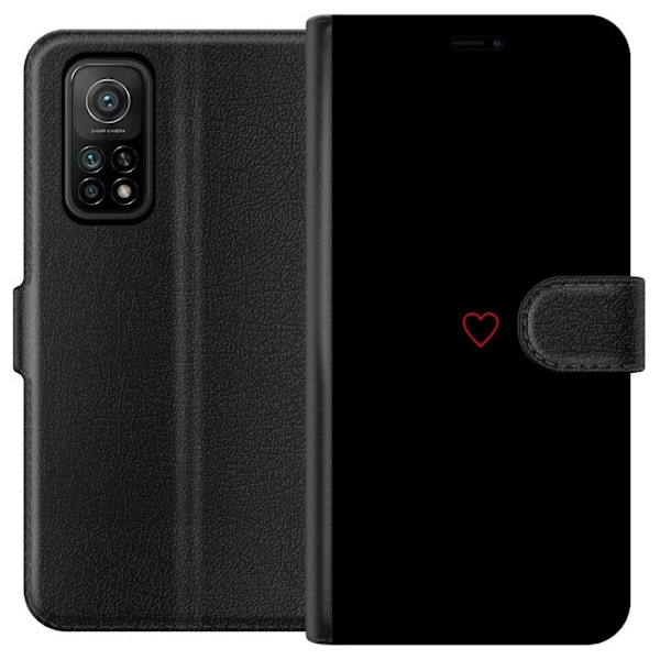 Xiaomi Mi 10T Pro 5G Plånboksfodral Hjärta