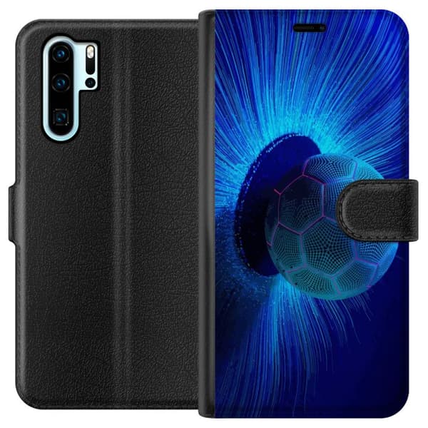 Kompatibelt Lommeboketui til Huawei P30 Pro Fotboll