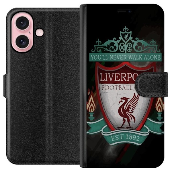 Apple iPhone 16 Lompakkokotelo Liverpool L.F.C.