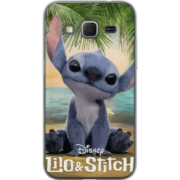 Samsung Galaxy Core Prime Genomskinligt Skal Stitch Kärleksfu