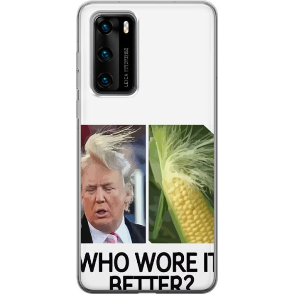 Huawei P40 Gennemsigtig cover Trump