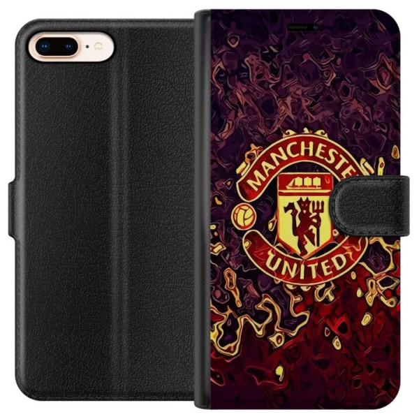 Apple iPhone 7 Plus Plånboksfodral Manchester United