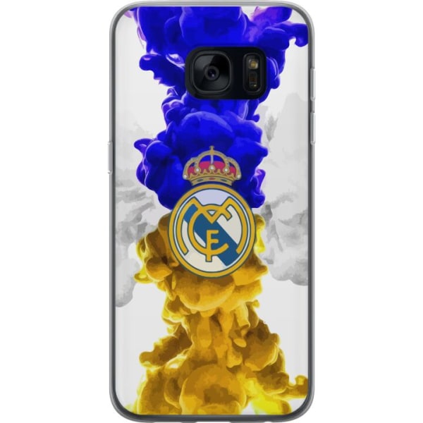 Samsung Galaxy S7 Genomskinligt Skal Real Madrid Färger