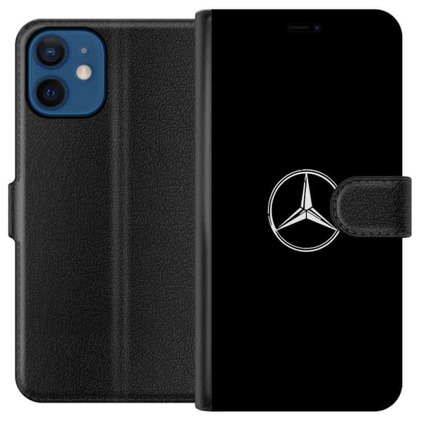 Kompatibel Tegnebogsetui til Apple iPhone 12 mini Mercedes-Benz
