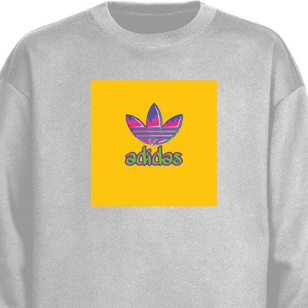 Sweatshirt til Voksne | Klassisk Collegebluse Adidas grå XXL